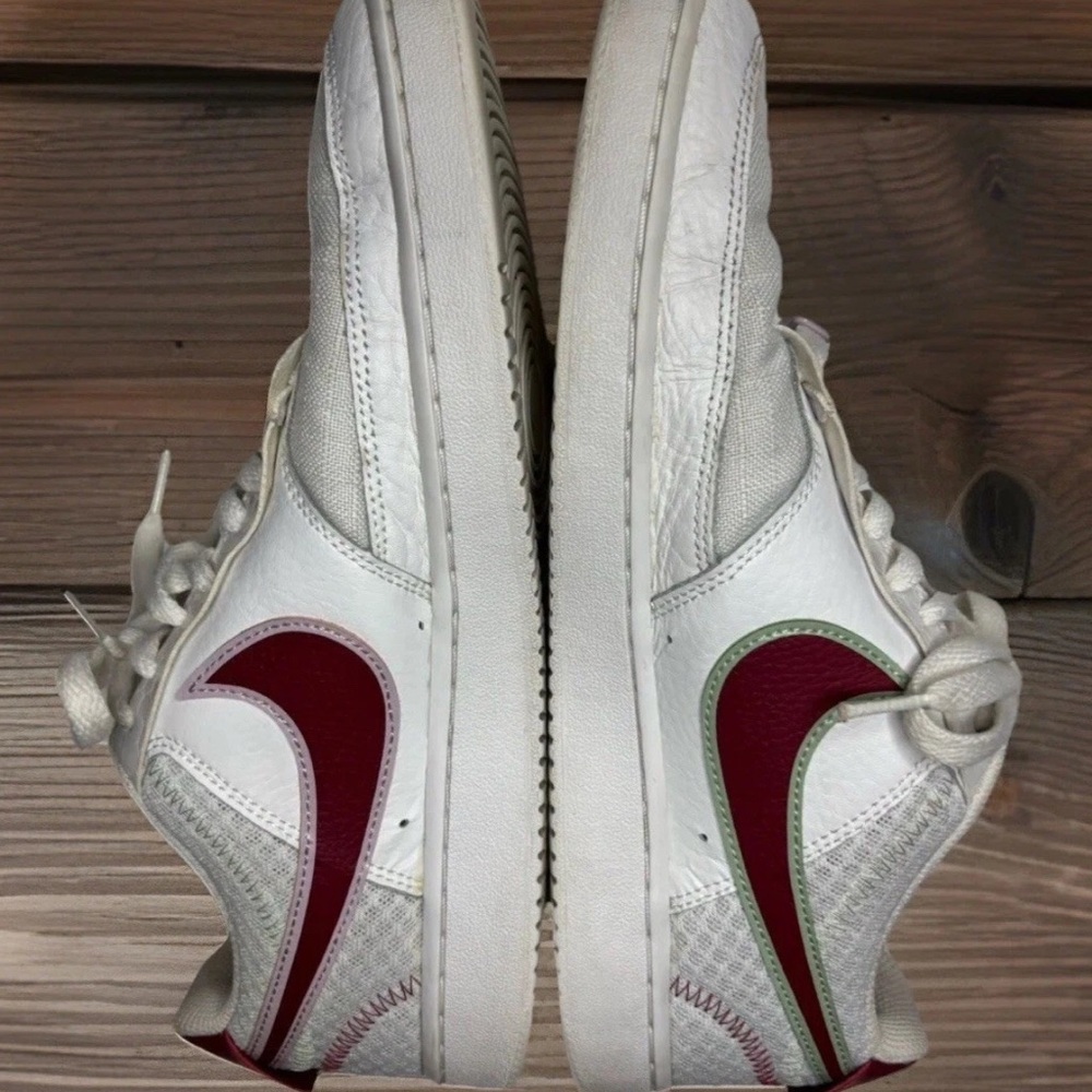 Nike Court Vision Low Valentines Day U Complete Me CU7847-100 Men’s 10  White - Picture 6 of 9